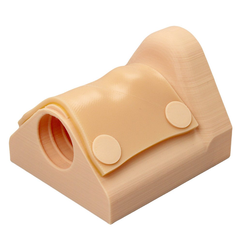 -- Adult Cricothyrotomy (Cric Cricoid) Trainer w/ Active Bleeding -- Made in the USA