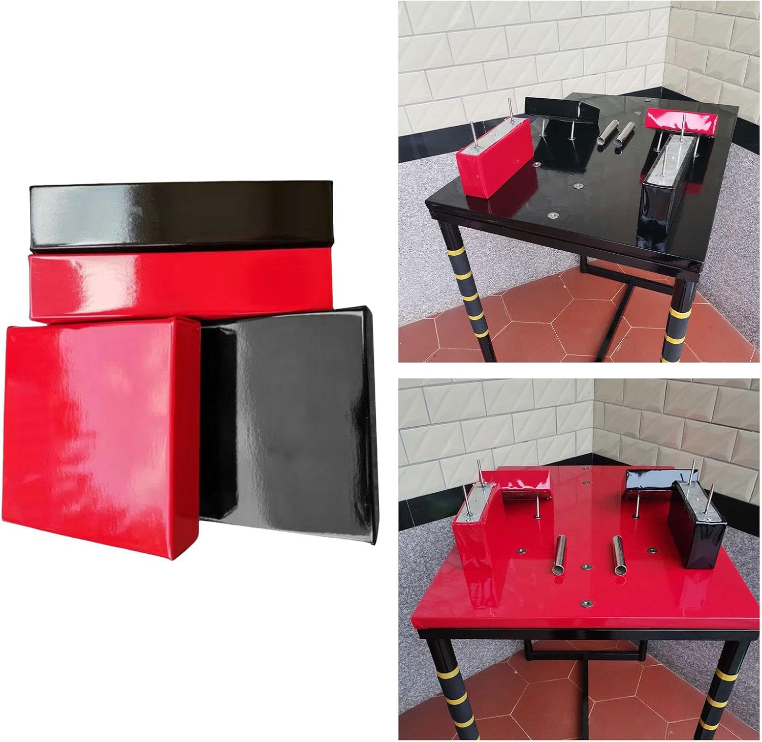 Arm Wrestling Table Pads Cushion Portable Resuable PU Leather Premium Mat Wrist Strength Support for Competitions Workout