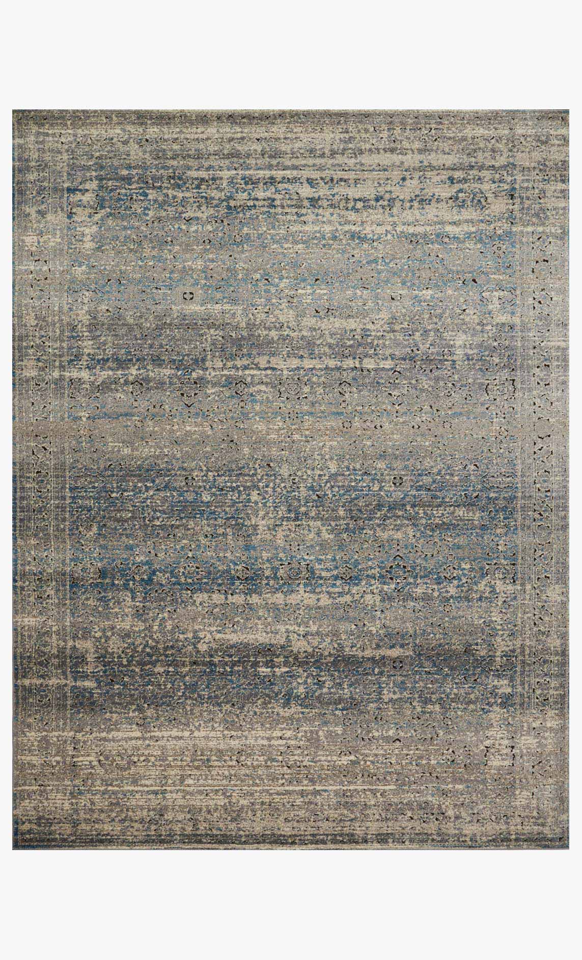 Loloi Millennium Collection - Transitional Power Loomed Rug in Grey & Blue (MV-02)