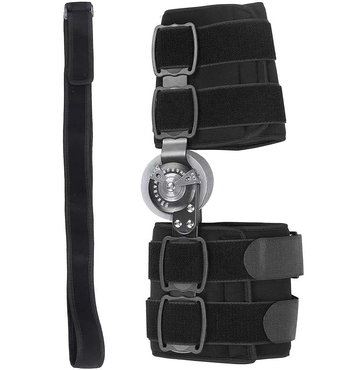 ROM Hinged Elbow Brace| Adjustable Elbow Brace Immobilizer Stabilizer|Post Op Arm Splint|Surgery Injury Recovery Pain Relief|Men & Women |Ulnar Nerve Entrapment|Tennis|Tend(