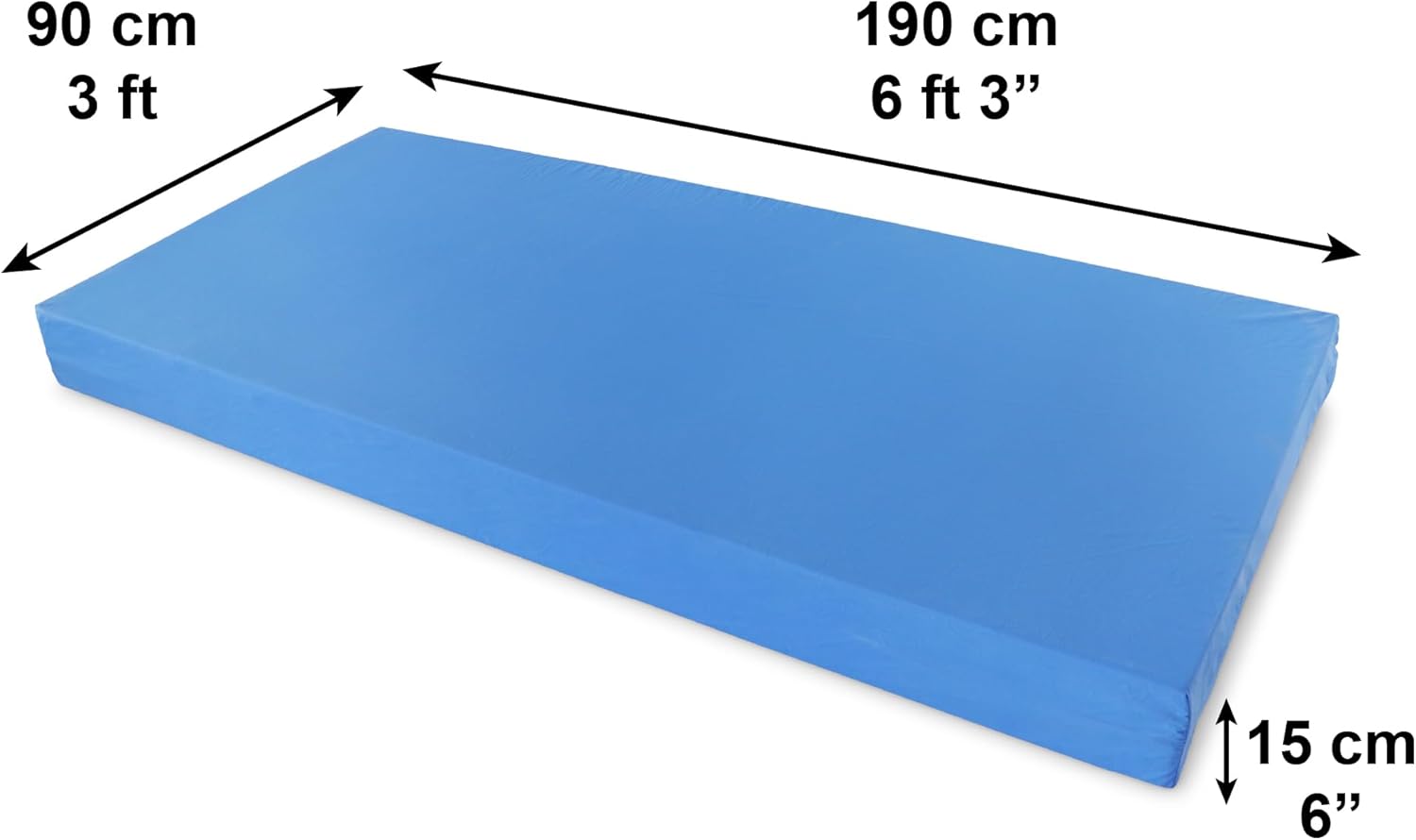 PEPE Mobility Orthopedic Mattress Single, Hospital Bed, Waterproof, Medical Geriatric for Elderly and Disabled, Made in Europe