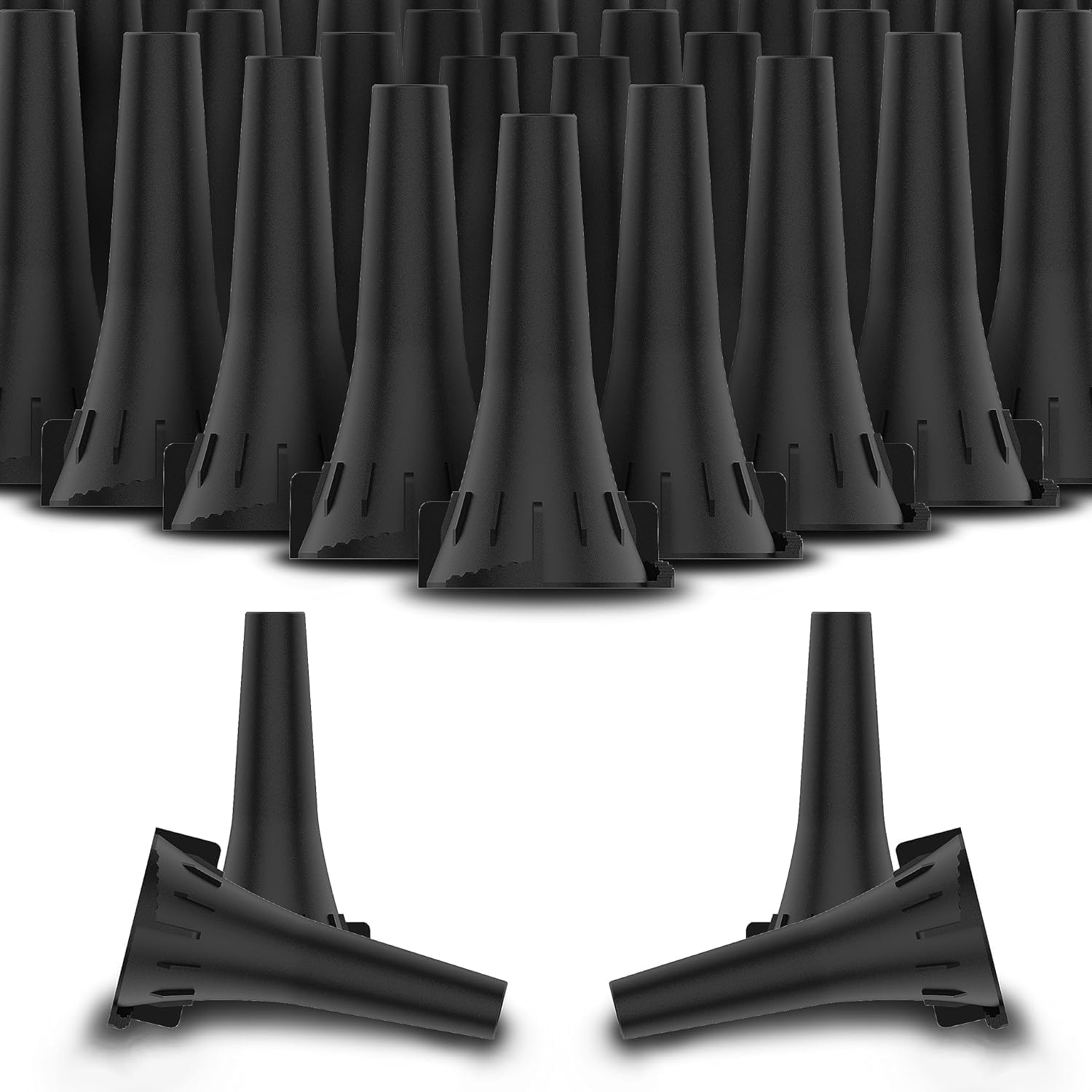 2.75 mm Disposable Ear Specula for W-e-l-c-h A-l-l-y-n Otoscopes Speculums,Compatible with All Universal Otoscopes, Disposable Otoscope Covers, Plastic Replacement Specula Tips|Black Color|Bag of 500|