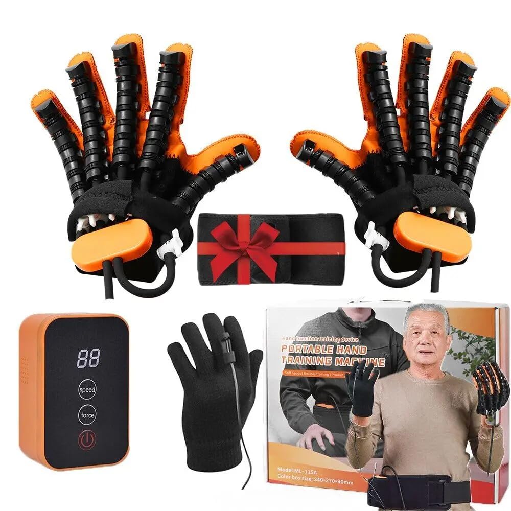 (Left & Right) Rehabilitation Robot Glove Hand Stroke Hand Therapy Equipment, Hand Function Rehabilitation Training Device