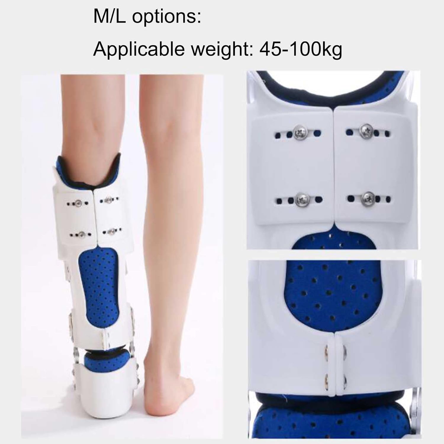 Ankle Braces, Ankle Fixation Brace, Shoe Orthosis Retainer Leg Ankle Fracture Sprain Fixation Short (