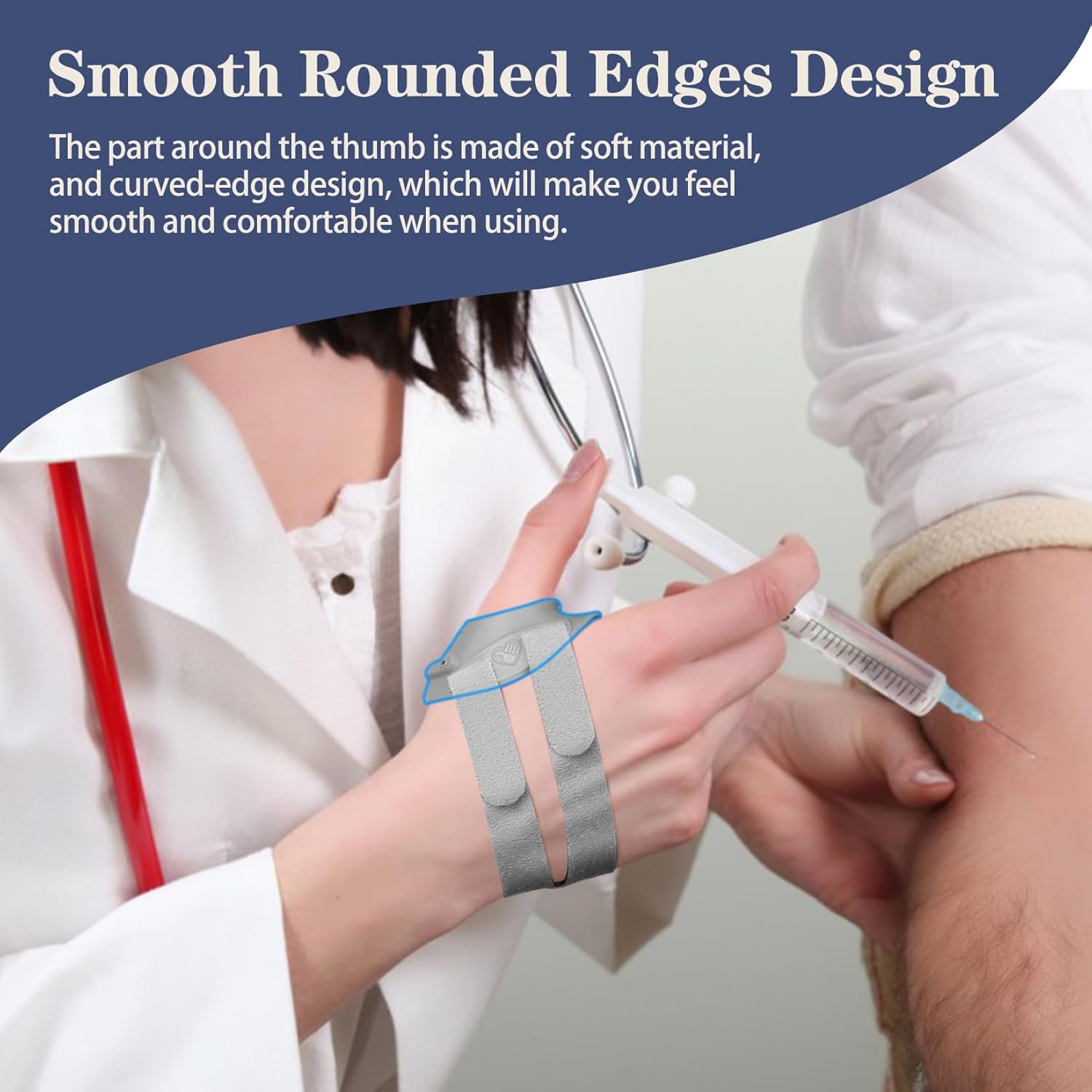 AKSO MEDICOS CMC Thumb Brace, Left Hand Bundle with Right Hand, M Size, Grey