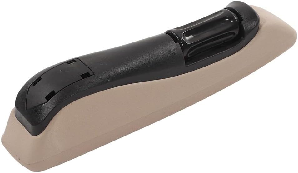 Adjustable Car Seat Armrests 0-120° Rotation Beige PU Foam with Metal Brackets for Car RV Boat Truck Left and Right Stepless Adjustment Shock Wear Resistant Comfortable Support with Installation Kit