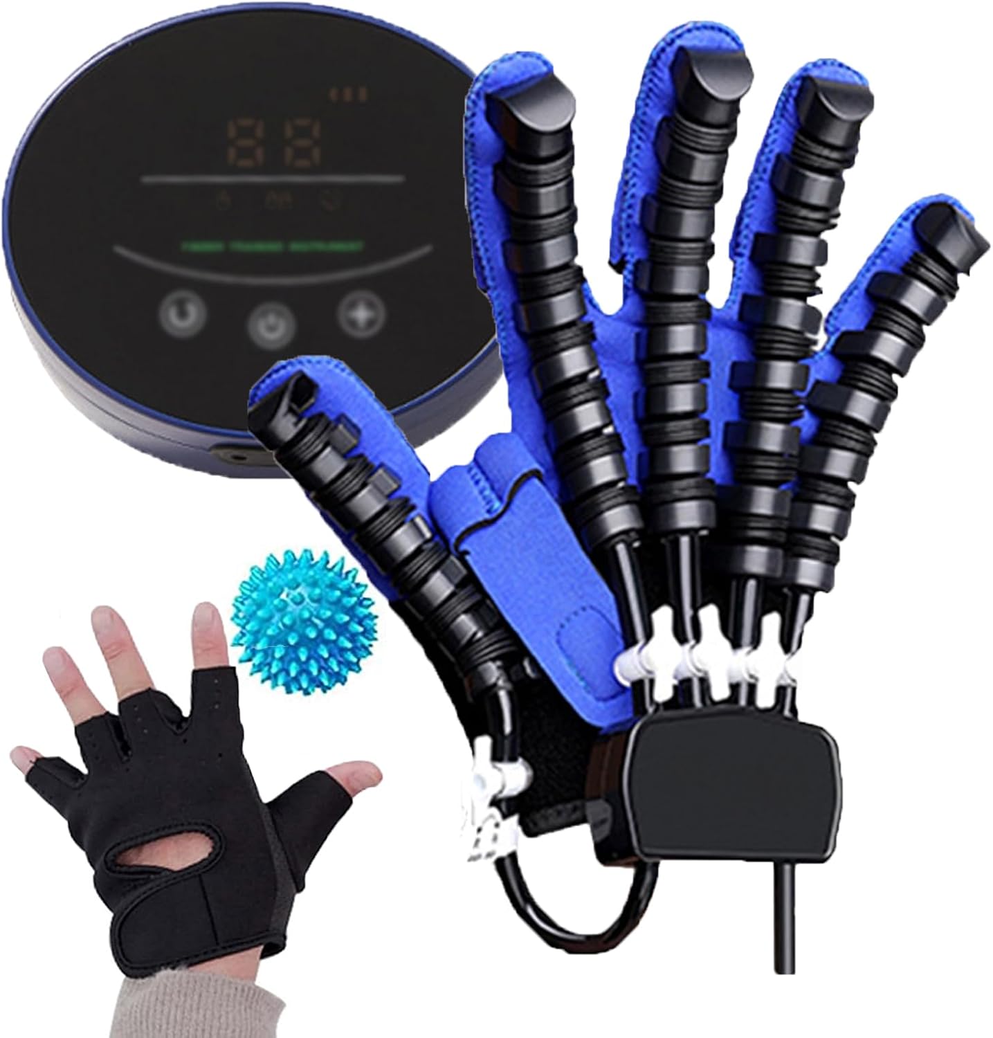 Stroke Hand Finger Rehabilitation Robot Gloves, Finger Orthotics, for Arthriti Hemiplegia Stroke Cerebral Palsy Patients Recovery Equipment