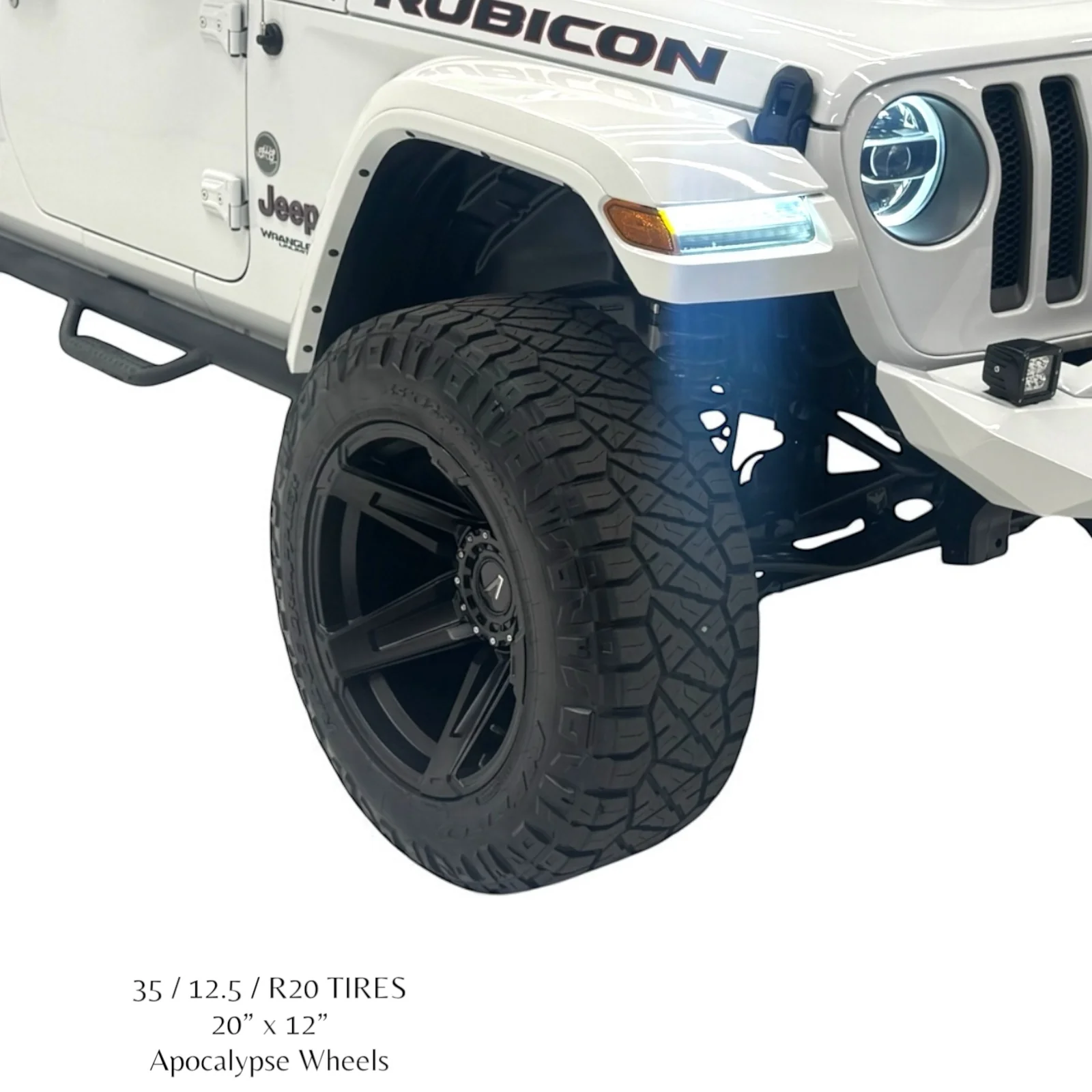 Apocalypse 5 Spoke Wheel for Jeep Gladiator /  Wrangler 5 Lug (Black)