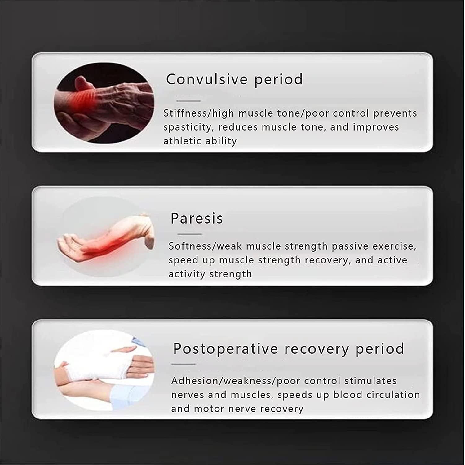Finger Training Rehabilitation Robot Gloves Stroke Hand Splint Finger Orthosis Functional Hand Splint for Long-Term Relief (Right,Medium)