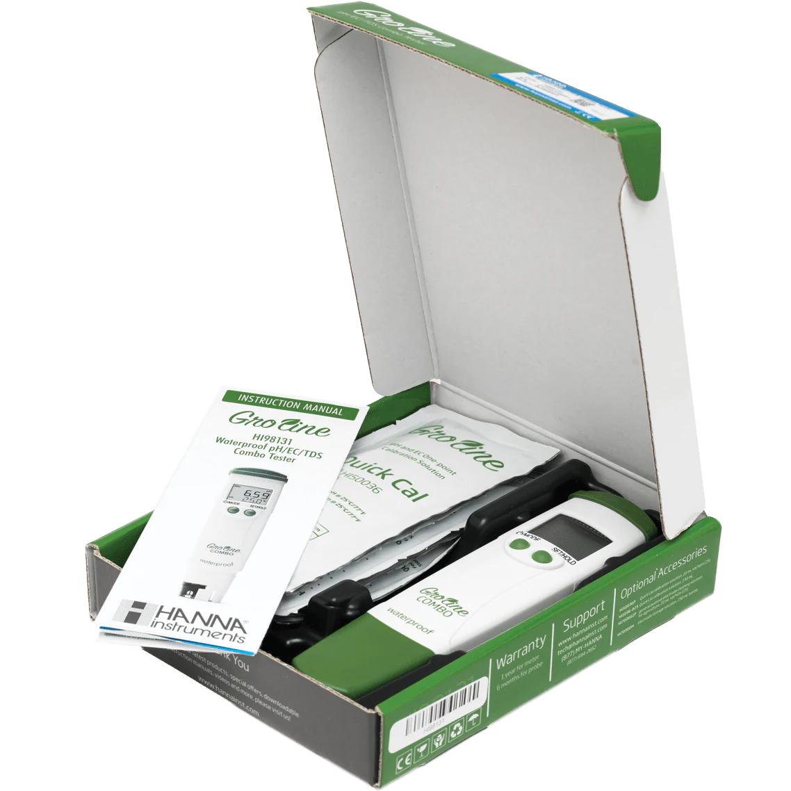 Hanna Instruments GroLine Hydroponics Waterproof Tester