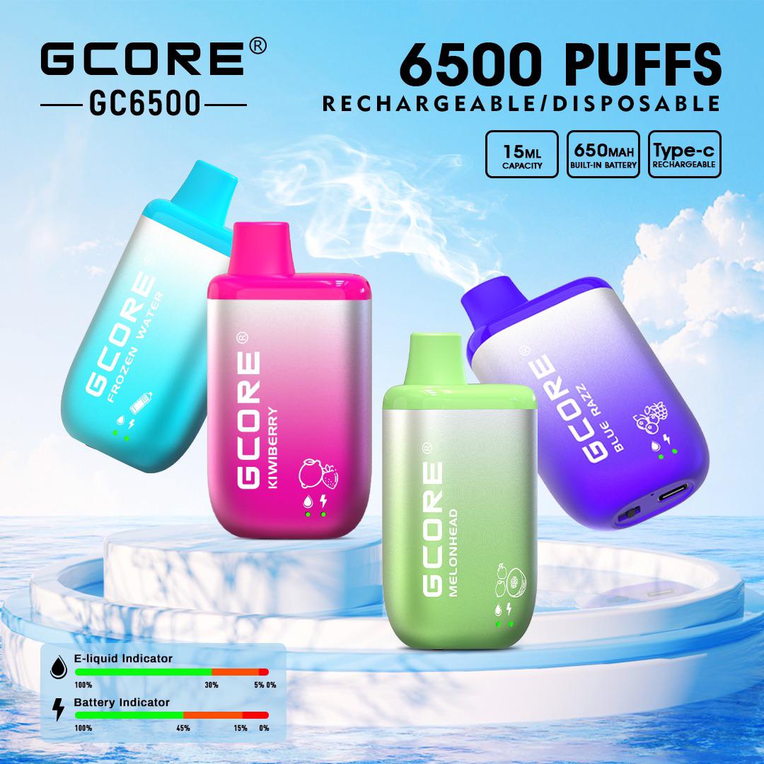 [50pcs]Gcore 6500 Puffs 15ml