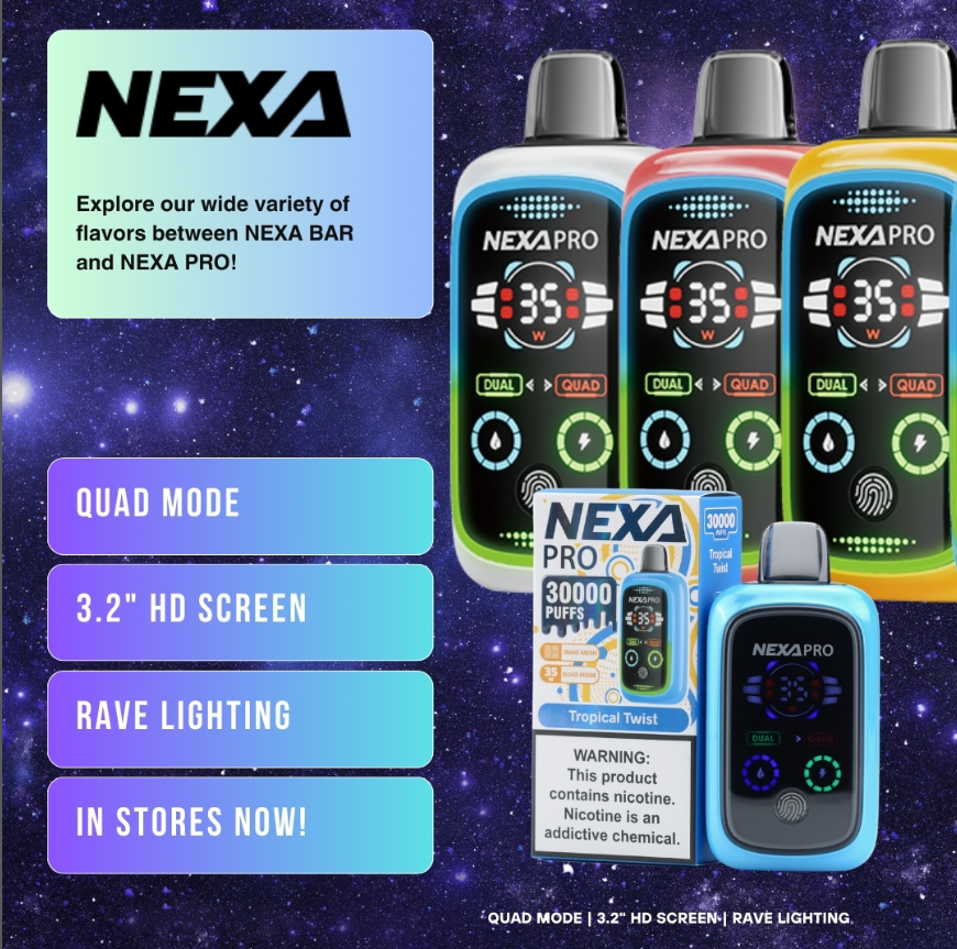 NEXA PRO 30K Disposable Vape 20ml 5%