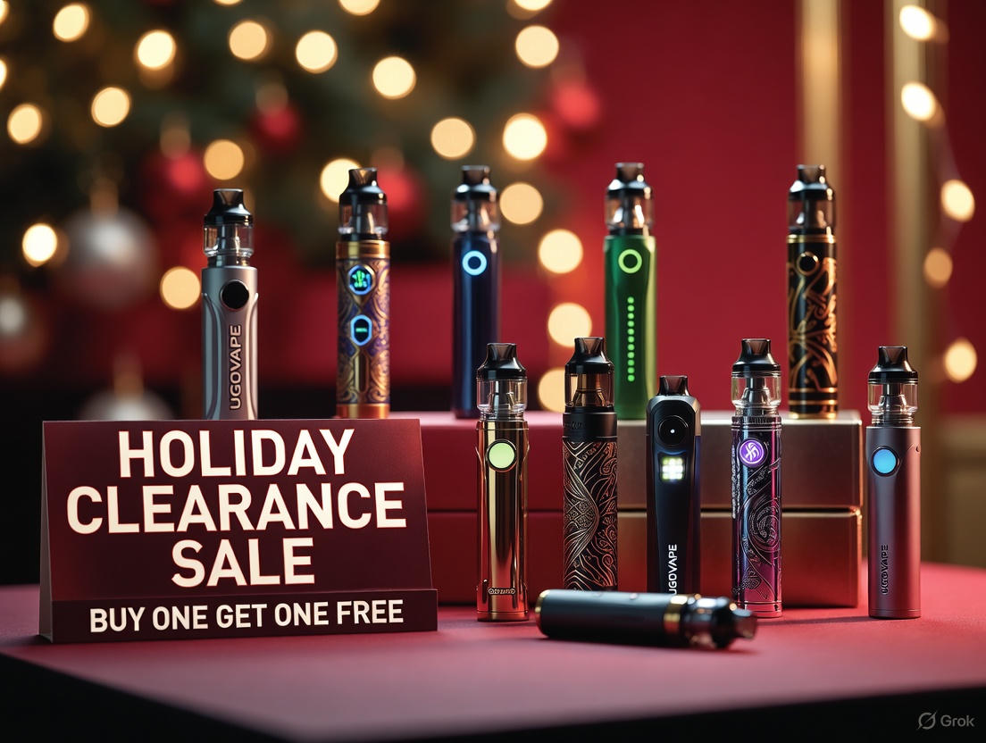 UGOVAPE Year-End Clearance: Add 2 Items & Get the Cheaper One FREE – Thank You to Our Loyal Customers!