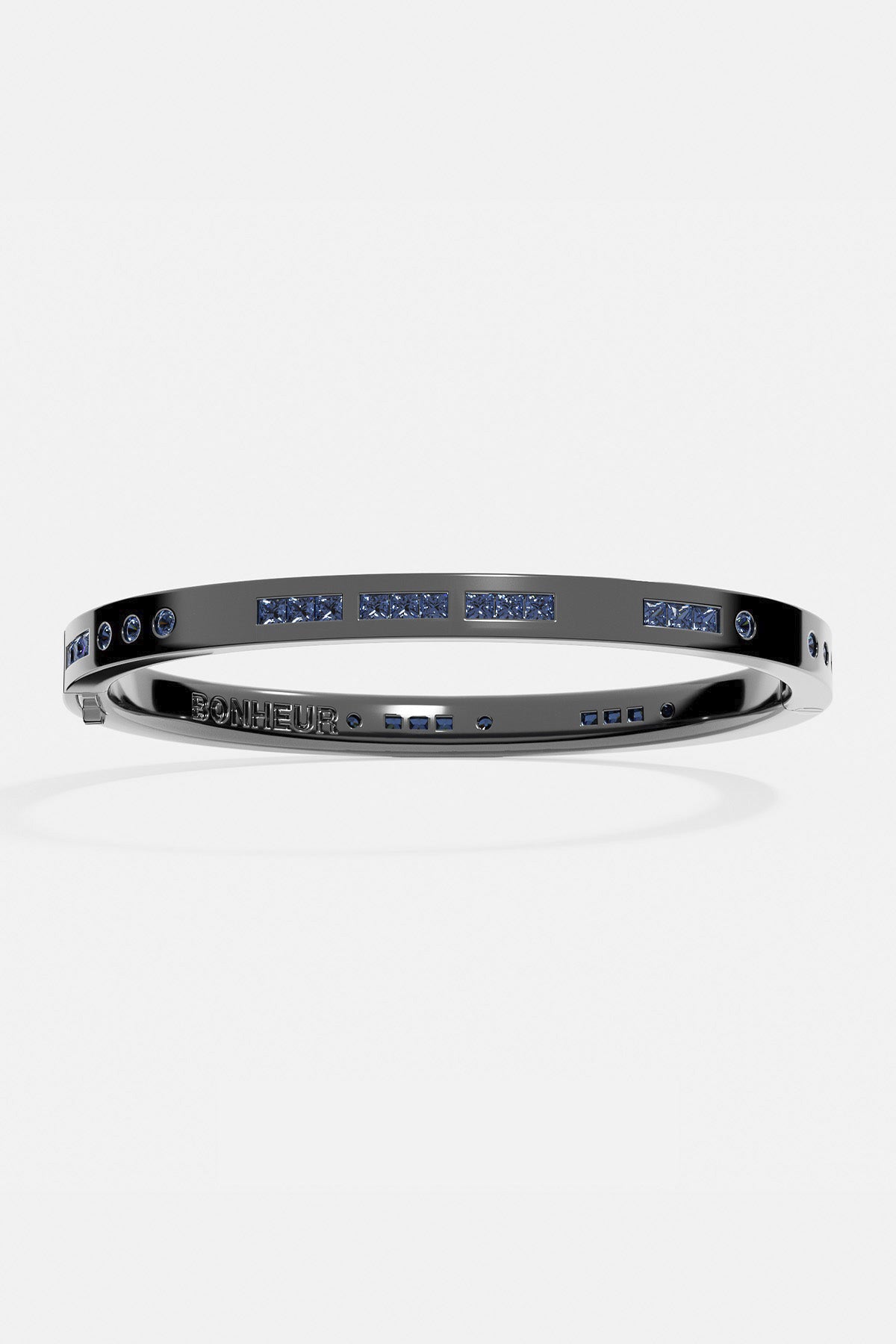 APM Monaco Bracciale Codice Morse BONHEUR Blu
