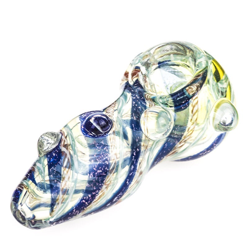 Swirl Fumed Glass Pipe
