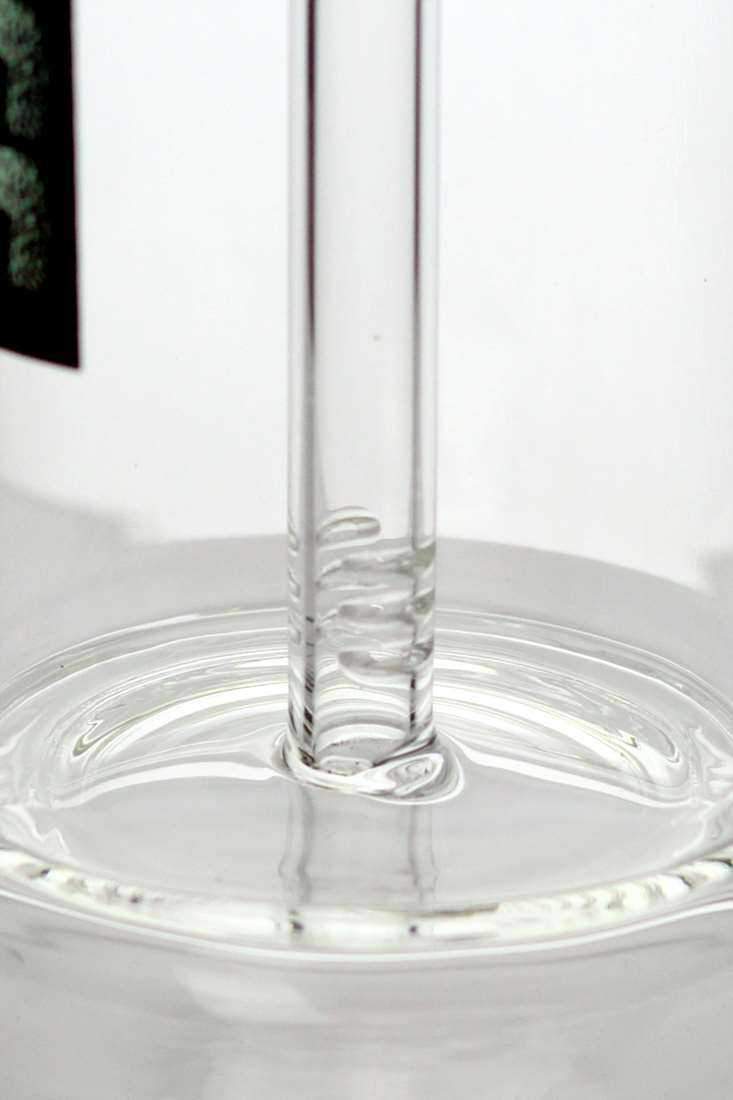 12 Ice Glass Beanpole Stem Bubbler
