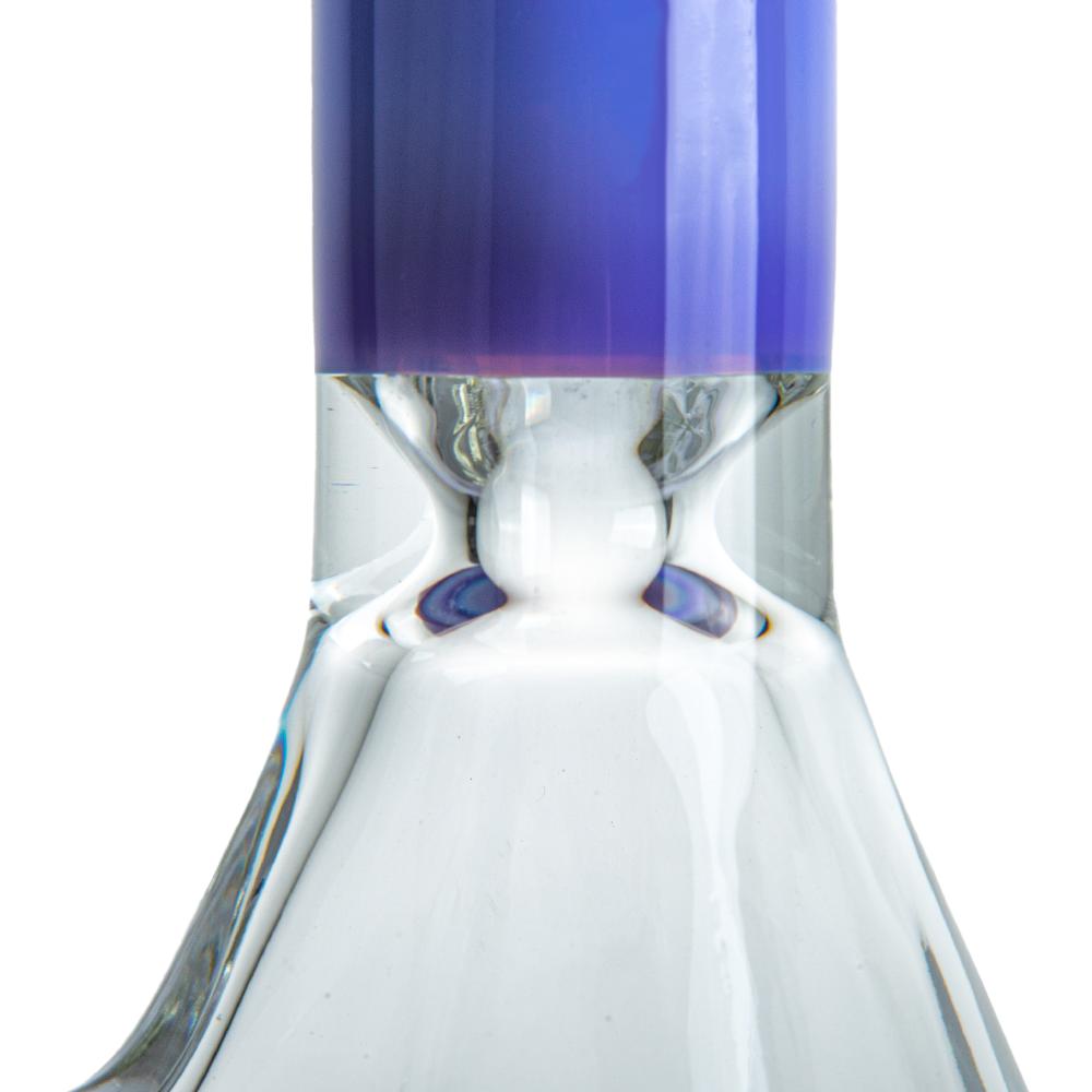 13.8 Square Base Thick Glass Beaker Bong