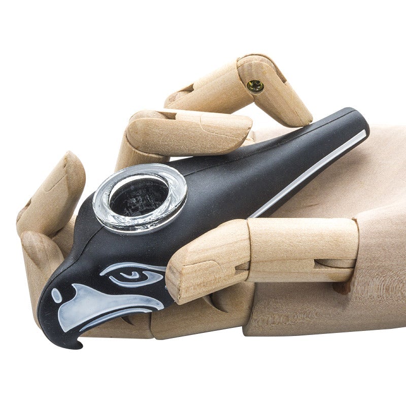 Silicone Seahawks Hand Pipe (Random Color)