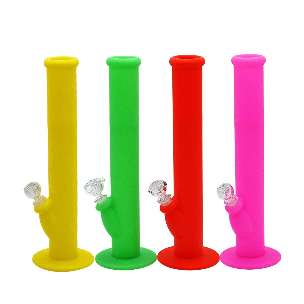 Straight Tube Silicone Bong