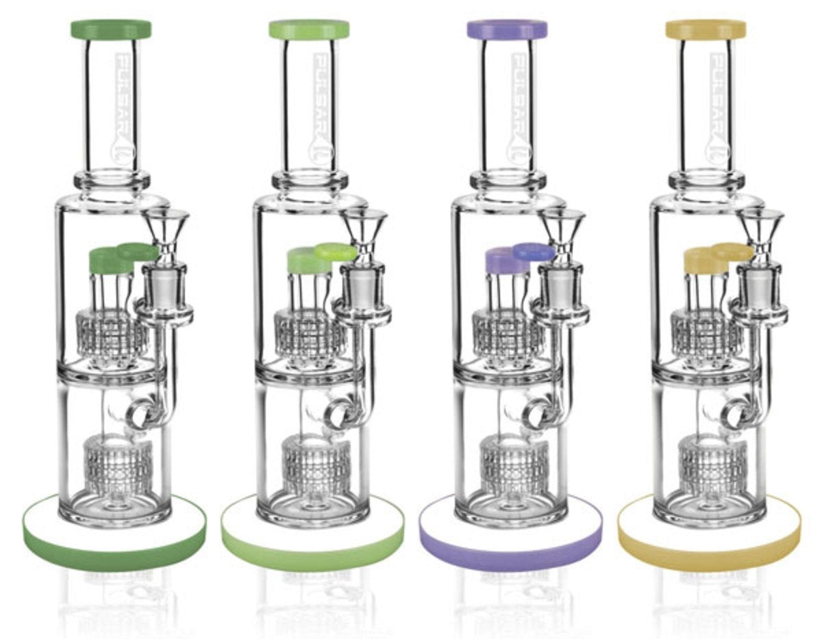 Pulsar Boomer Dual Matrix Fat Can Water Bong