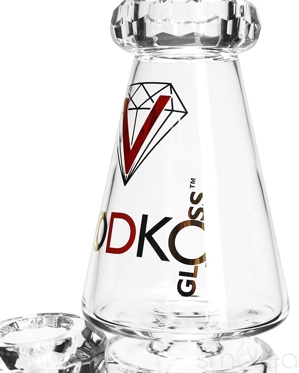 Vodka Glass Rose Quartz Diamond Series Bong
