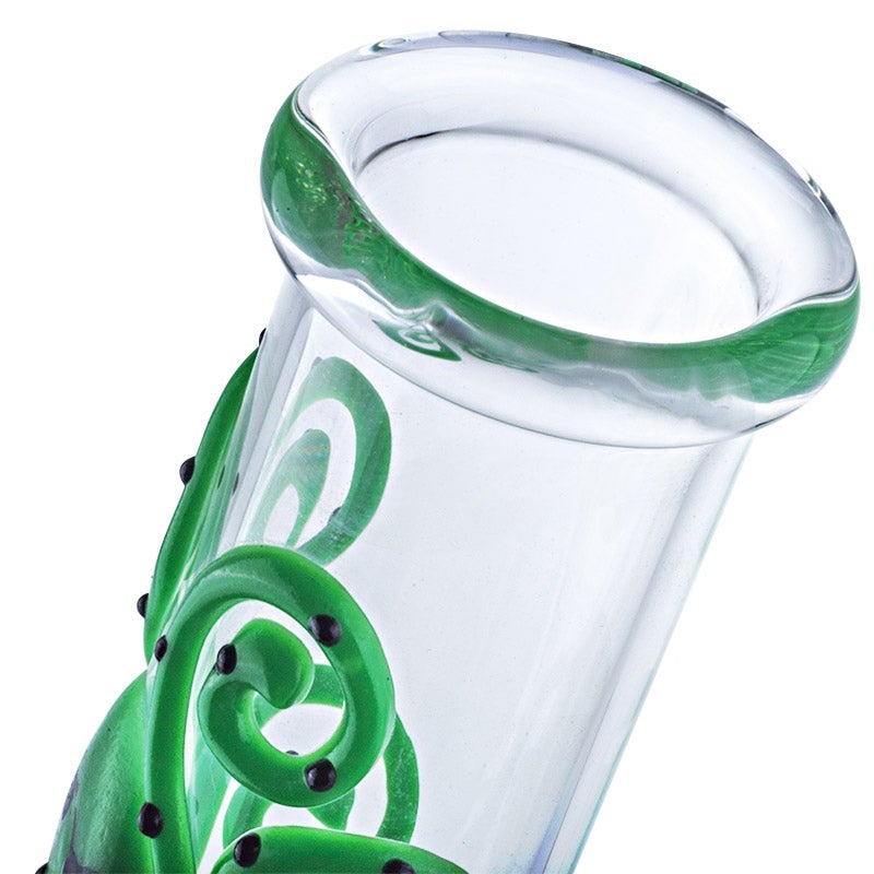 7 Octopus Pattern Glass Bong