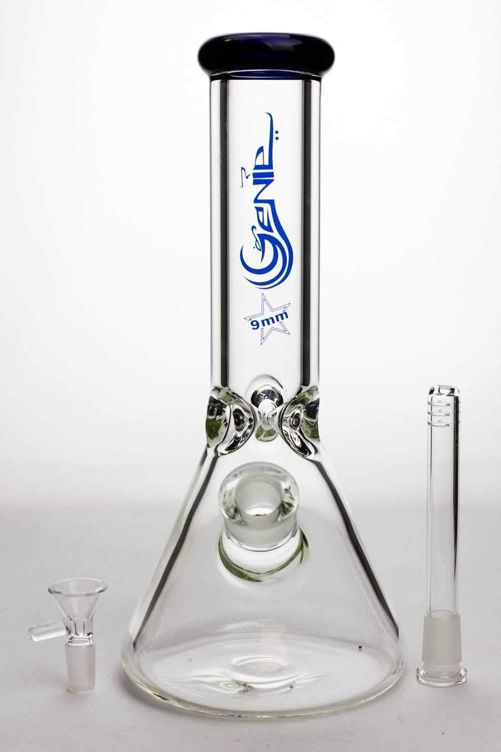 12 genie 9 mm Classic beaker glass water bong