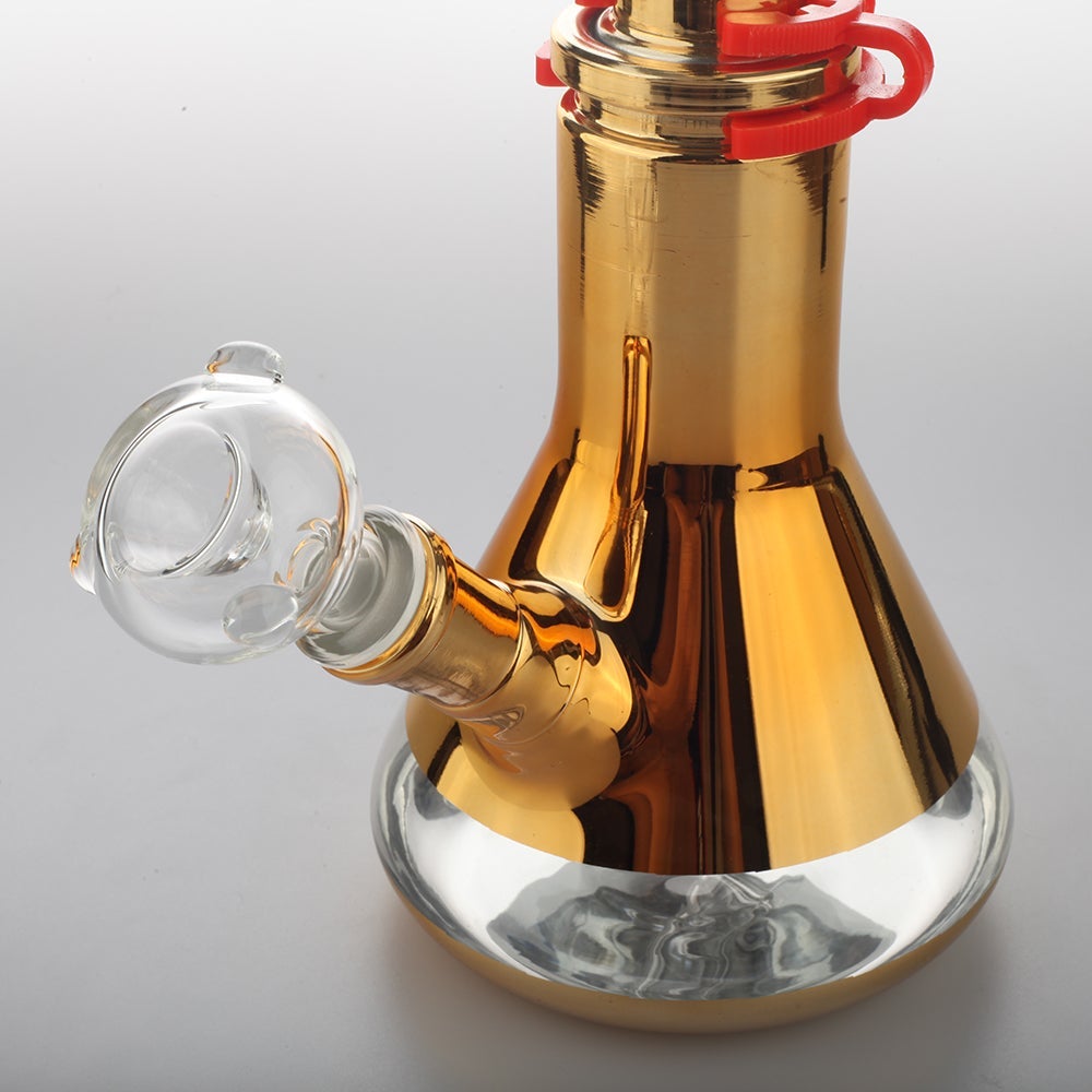 12 Golden Two Part Travel Beaker Bong