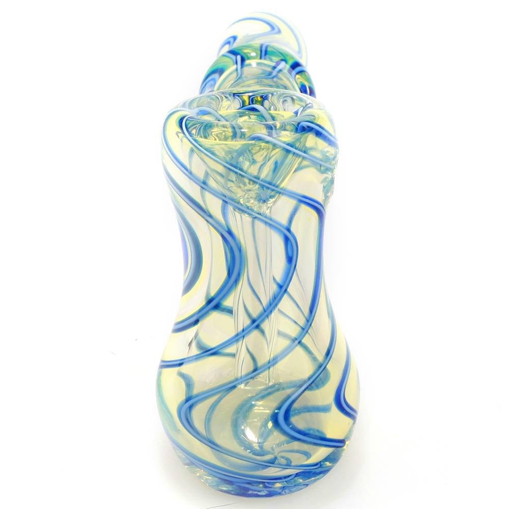 Blue Swirl Hammer Bubbler