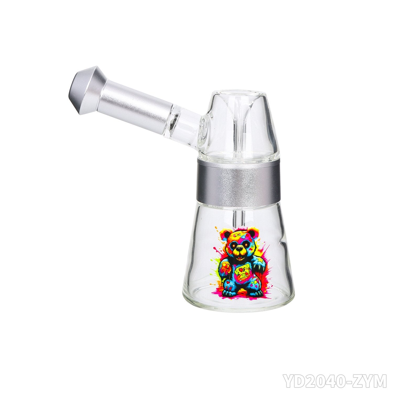 3.94“ Mini Glass Beaker Bong with Gift Box