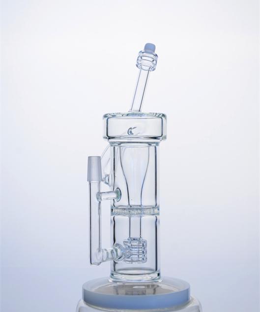 9.8 inch Recycler with Matrix to Honeycomb Perc 14.5mm
