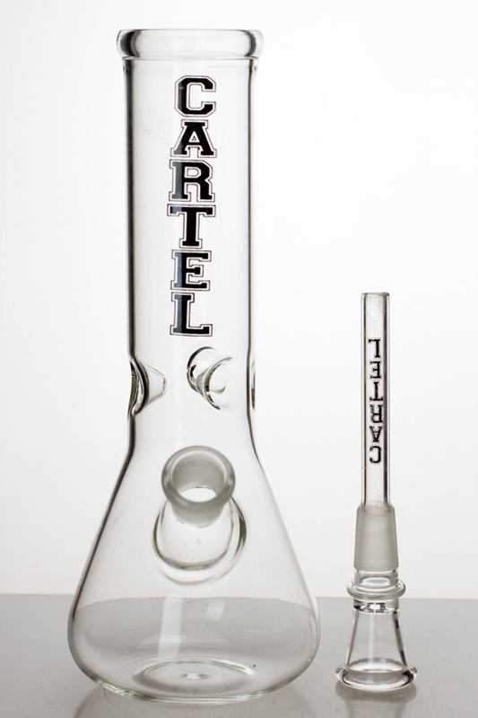 Smoke Arsenal clear glass water bong
