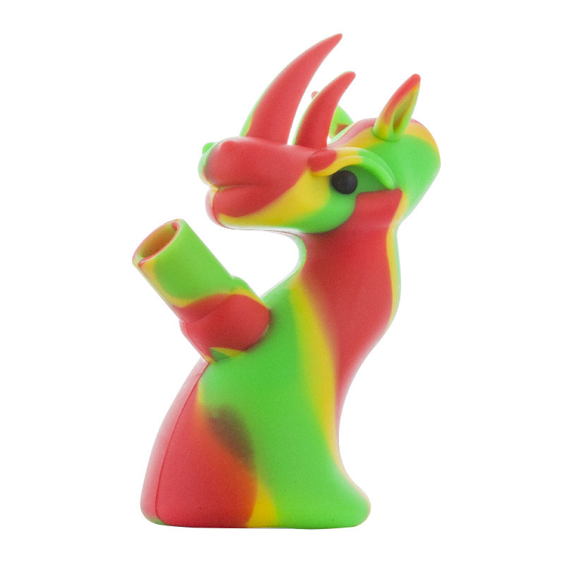 6 Dragon Silicone Dab Rig (Random Color)