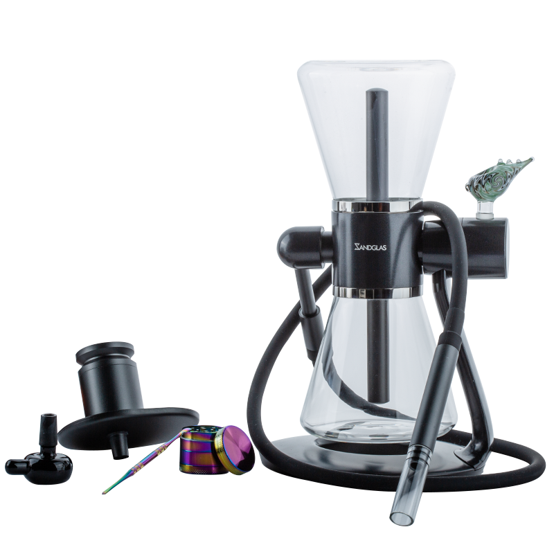 SANDGLAS Gravity Bong w/ Grinder Bong Bowl Dabber Set