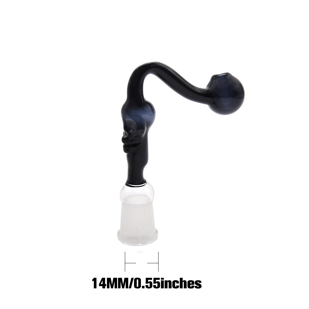 14mm Female Skull Glass Bong Bowl