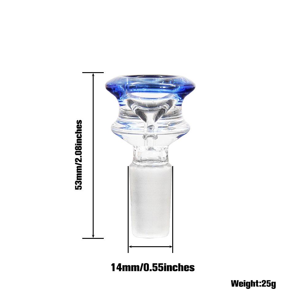 14mm Male Teardrop Shape Glass Bowl