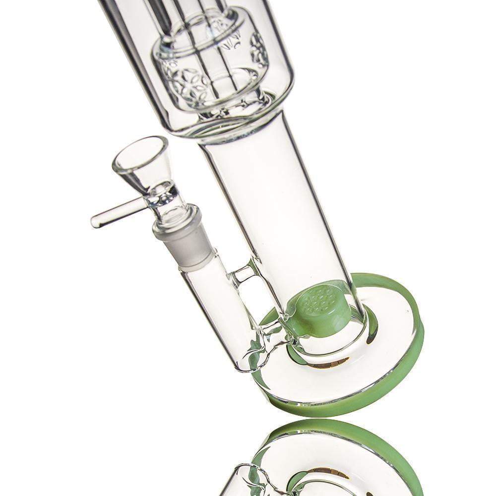 16 inch Glass Bong with Flower of Life perc to Matrix perc 18.8mm