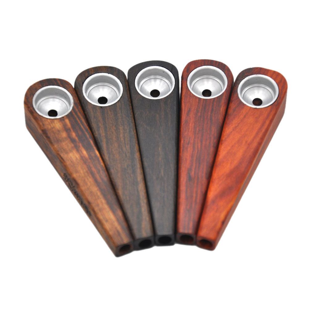 Briar Wooden Portable Pipe ( Random Color )