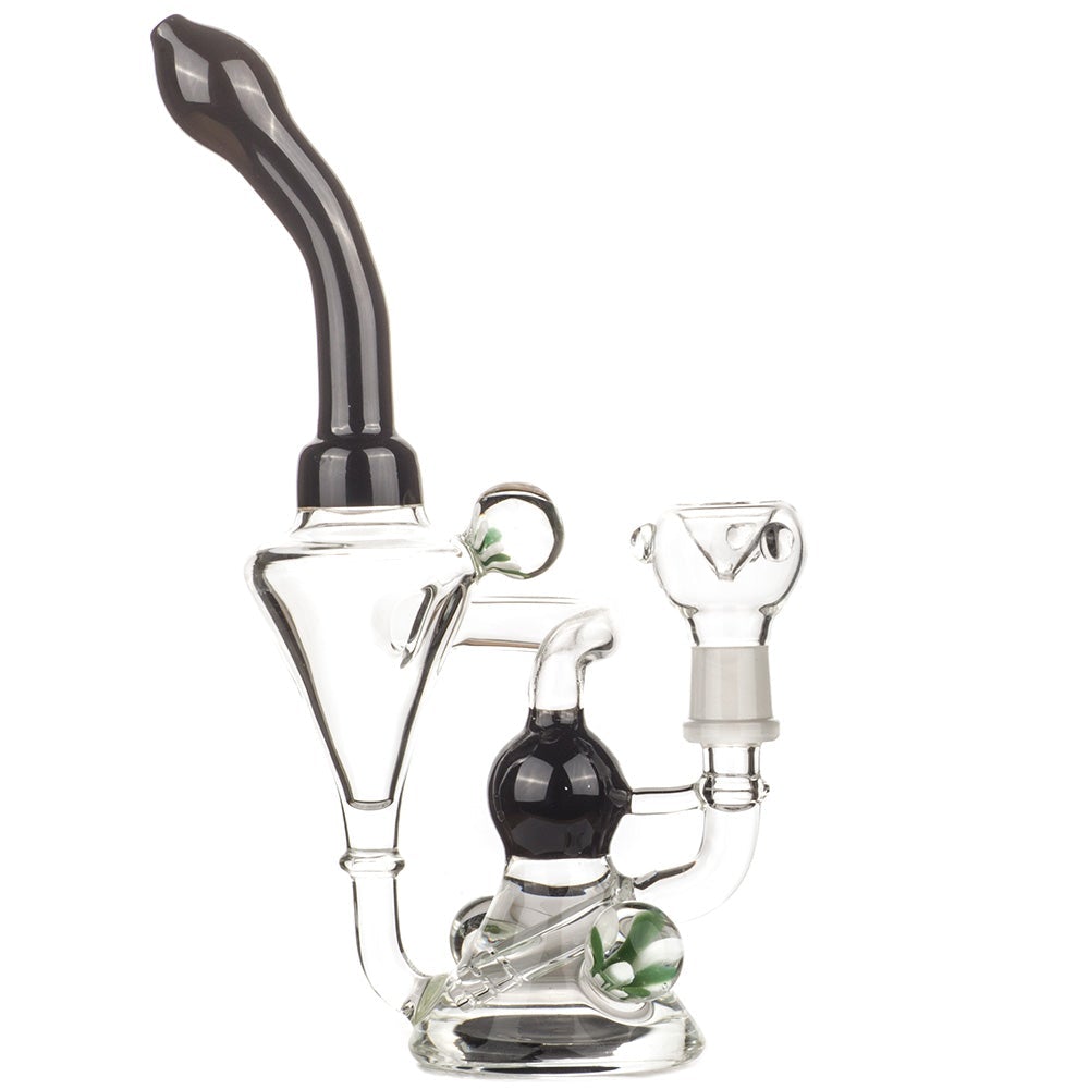 8 Heady Flower Pendant Recycler Dab Rig