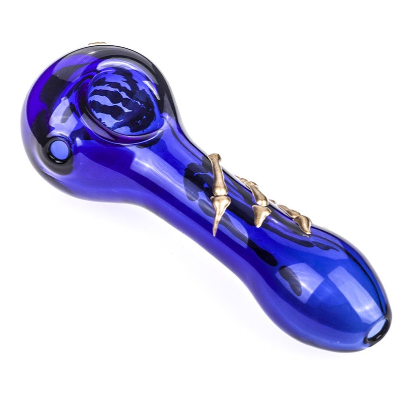 Bone Claw Glass Spoon Pipe