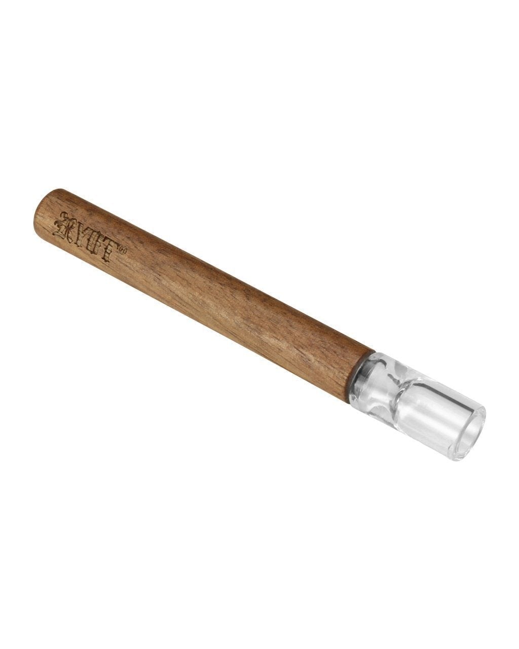 RYOT 9mm Large Wood One Hitter Bat w/ Glass Tip
