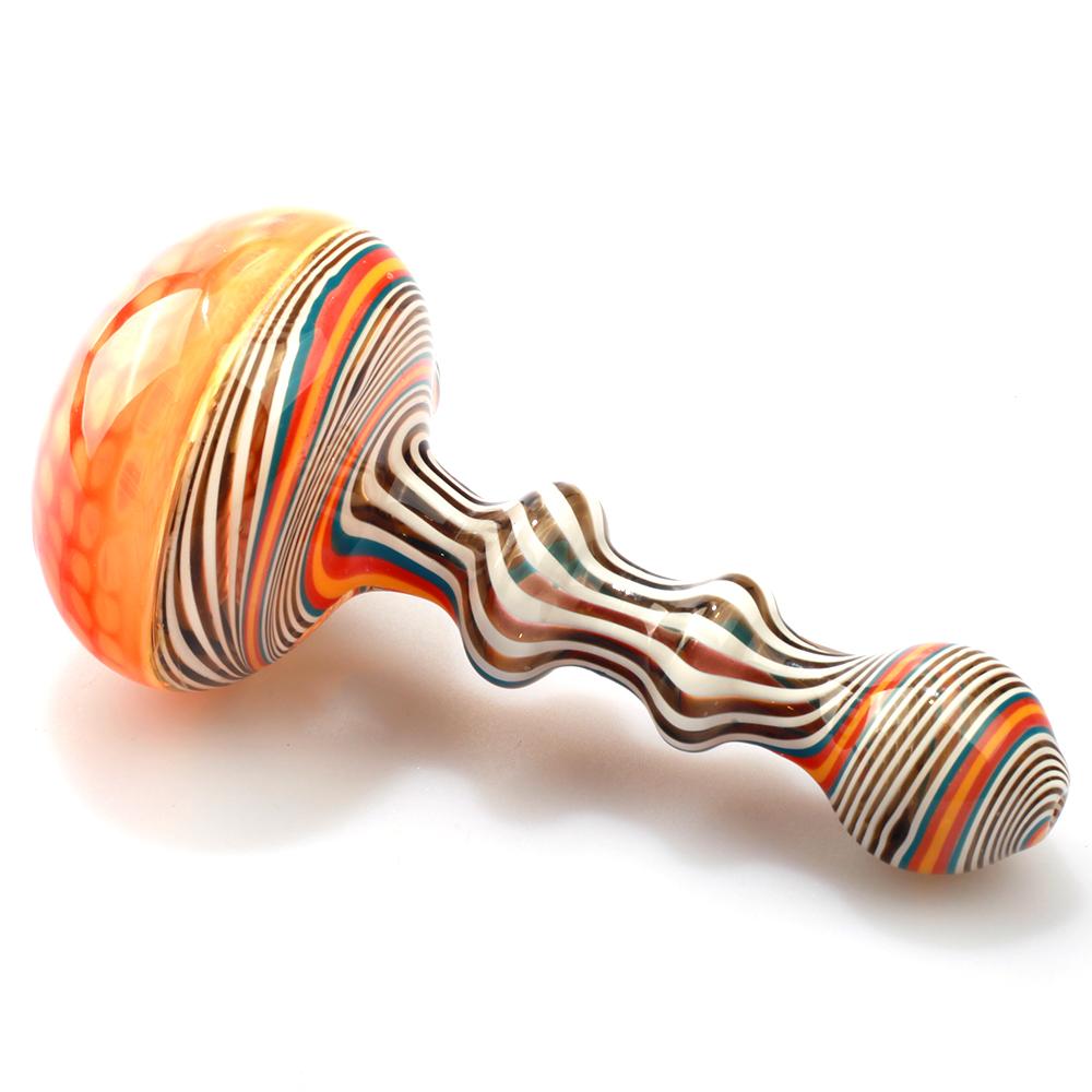 Spiral Drop Glass Pipe w/ Super Large Bowl