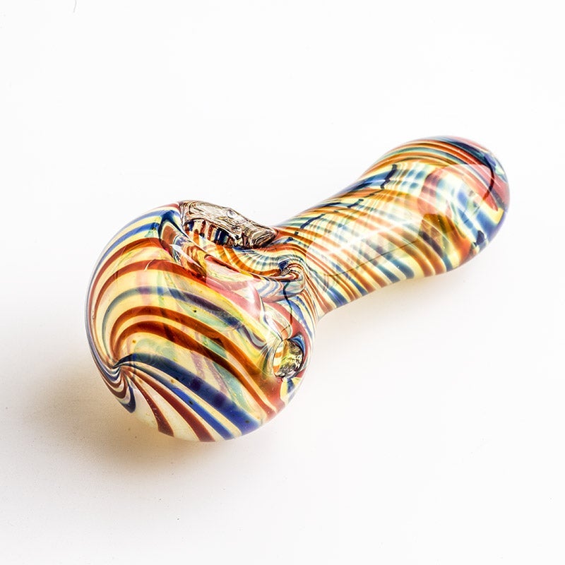 Multiple Color Swirl Glass Pipe