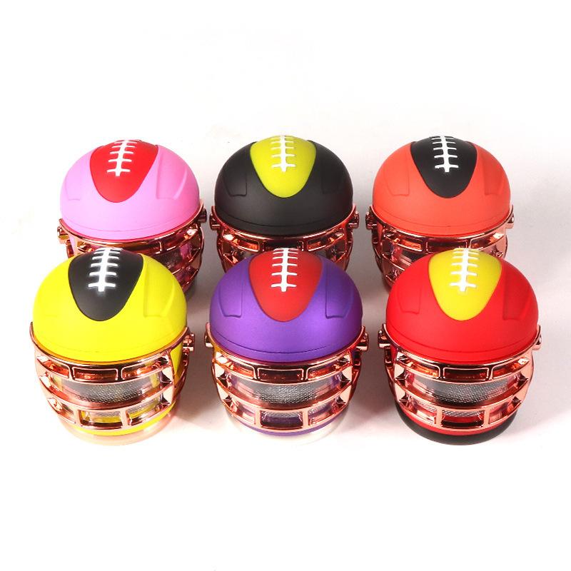 3.35 Four-Layer Football Helmet Zinc Alloy Grinder