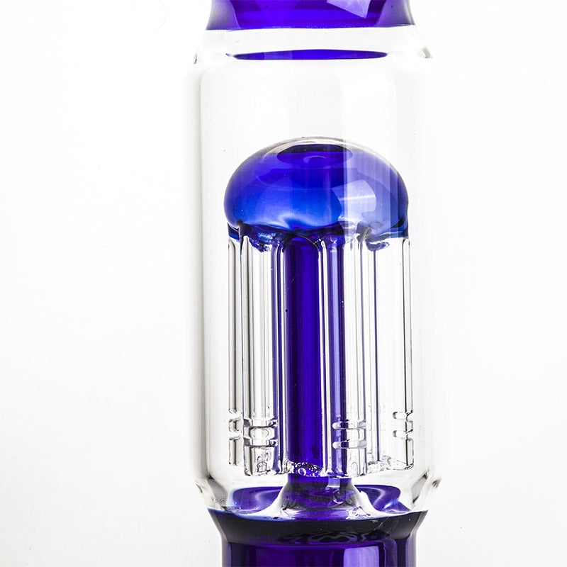 11 Tree Perc Swirl Patent Beaker Glass Bong