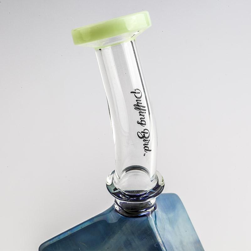 8.5 Blue Cube Glass Dab Rig w/ Lookah Q7 Electric Dab Nail