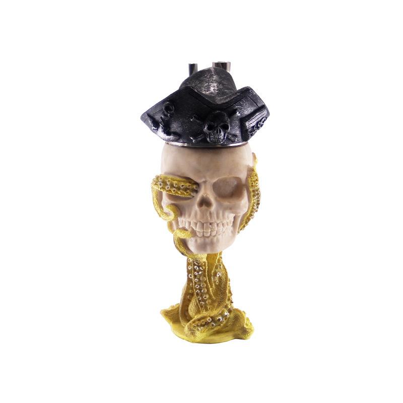 Skull Resin Bong Halloween Hookah