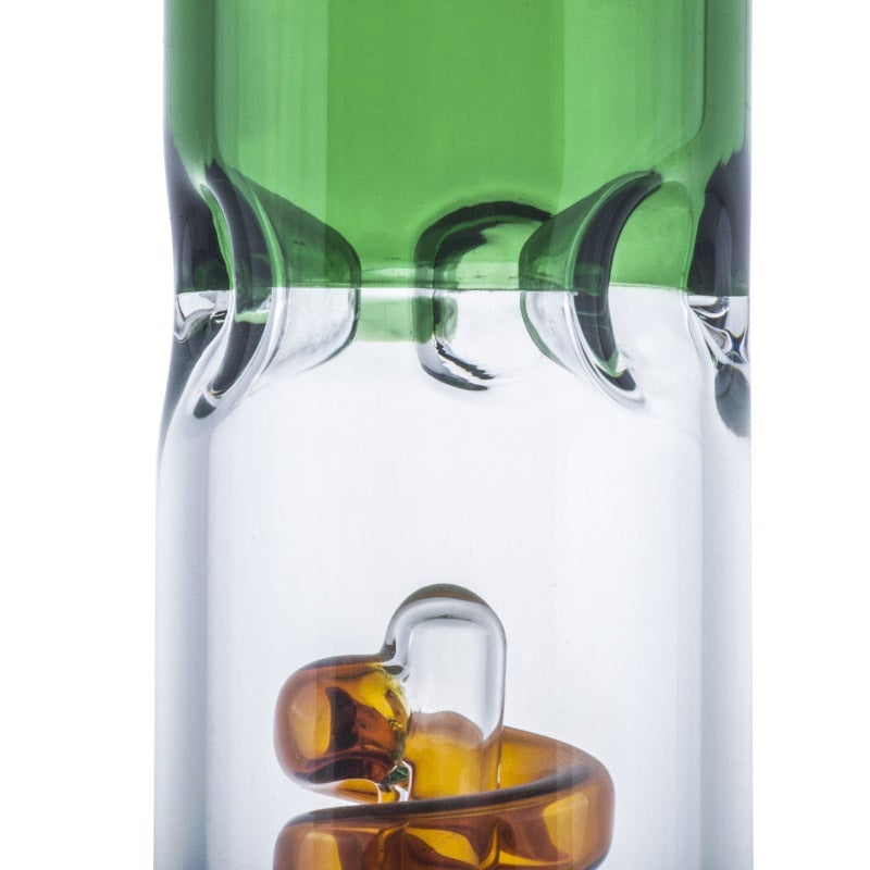 11 Spiral Perc Glass Beaker Bong