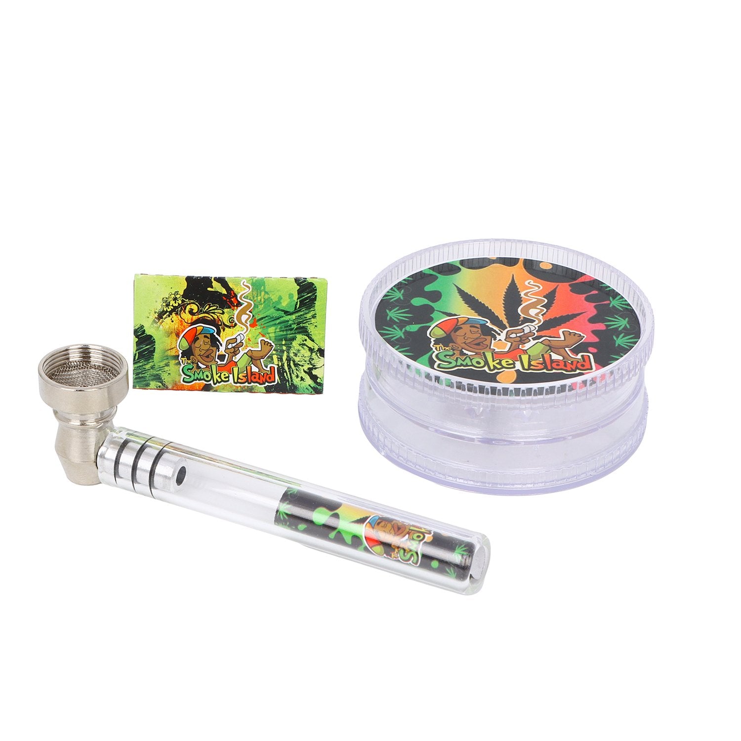 Smoke Island Card-Style Metal Pipe Set