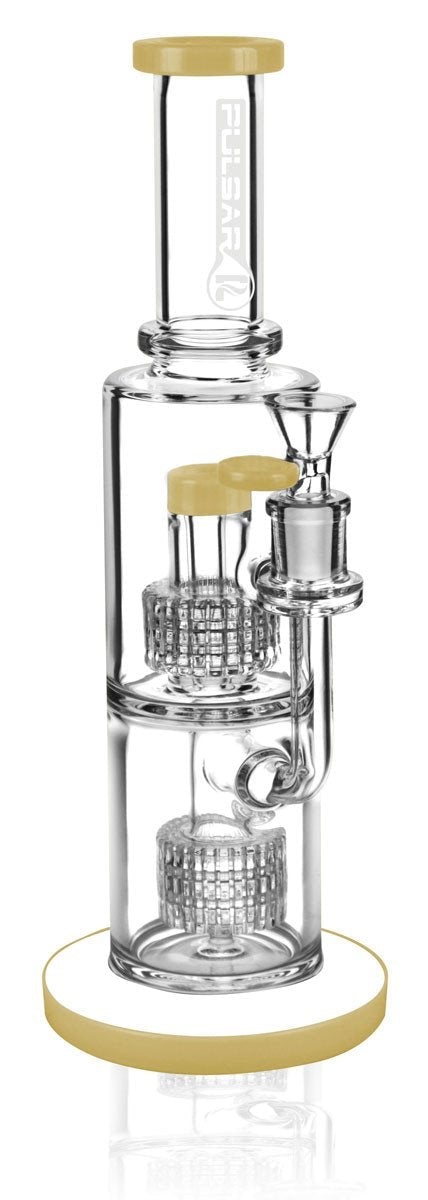 Pulsar Boomer Dual Matrix Fat Can Water Bong